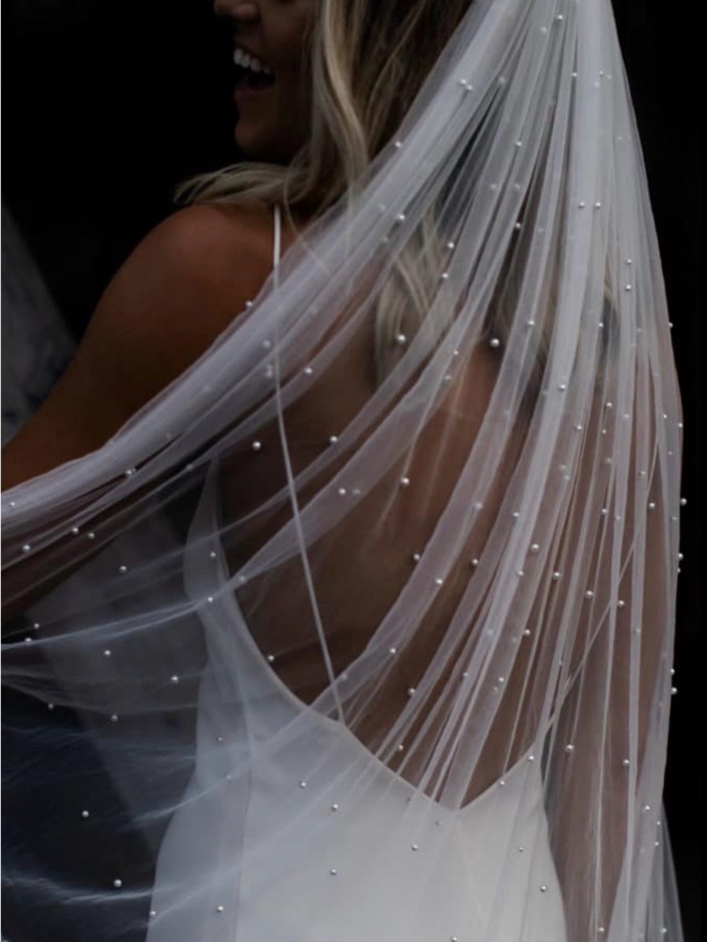 Grace Loves Lace Pearly Long Veil